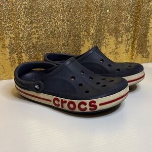 CROCS Navy and Red Water Shoes